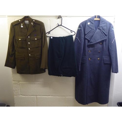 46 - Approx. twenty various mainly British military uniforms: to include tunics, jackets and coats(Please... 