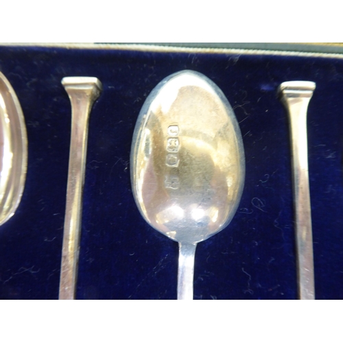 64 - Silver collectables: to include a set of six seal end coffee spoons  Sheffield marks indistinct... 