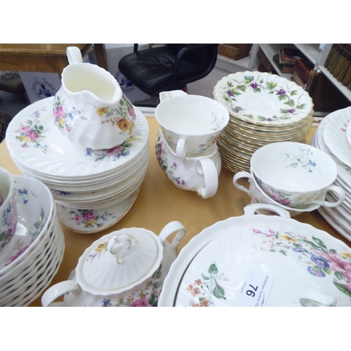 76 - Ceramics: to include a Royal Doulton china Arcadia pattern tea set