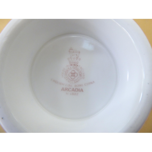 76 - Ceramics: to include a Royal Doulton china Arcadia pattern tea set