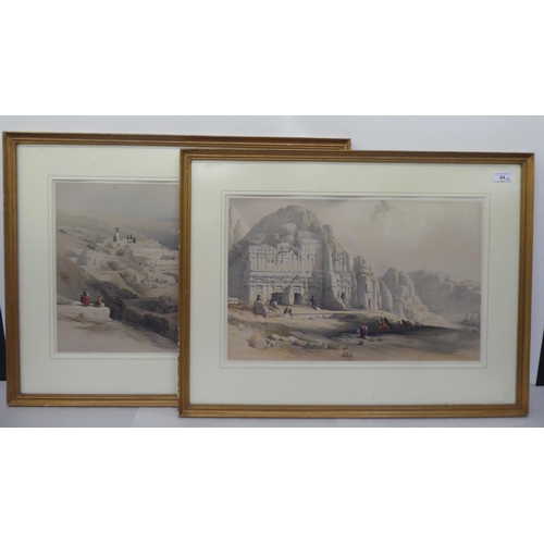 84 - After David Roberts - two studies of Jordan  prints  13