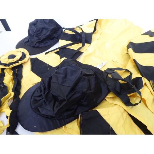 107 - Jockey's silks, pennants and horseshoes