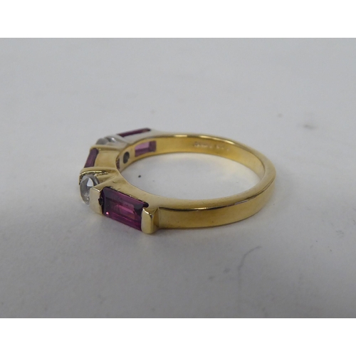 130 - Five dissimilar, variously set, silver coloured metal and other dress rings