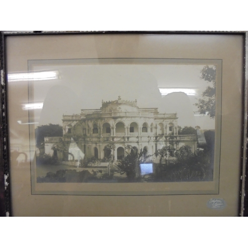 142 - Variously framed late 19thC and early 20thC photographs: to include a group of male athletes with a ... 