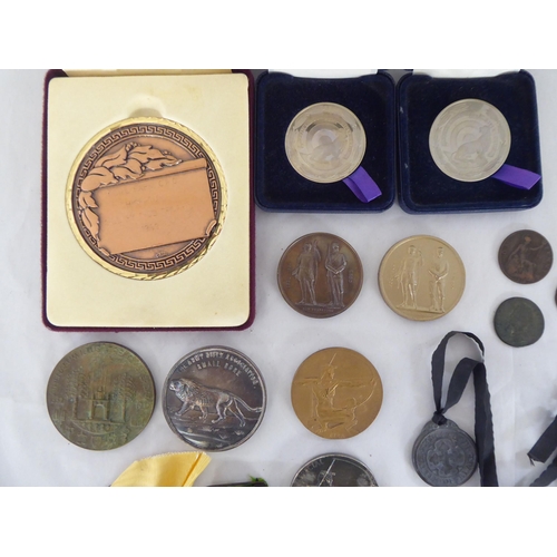 16 - Medals and medallions: to include examples issued by various rifle clubs