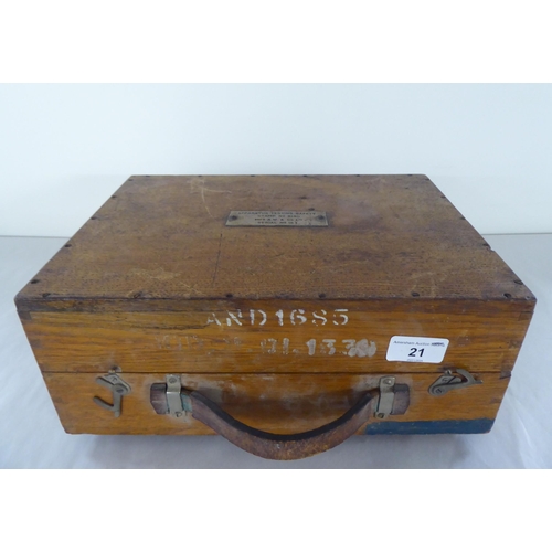 21 - A mixed lot: to include a barograph, in a gilt metal glazed case  8