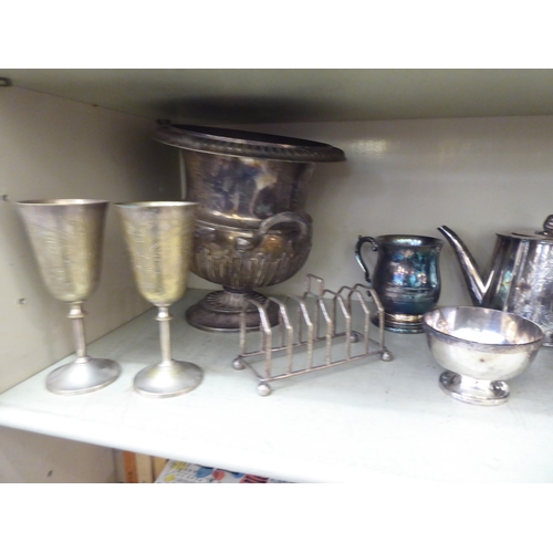 242 - Silver plate and EPNS: to include a wine cooler  11