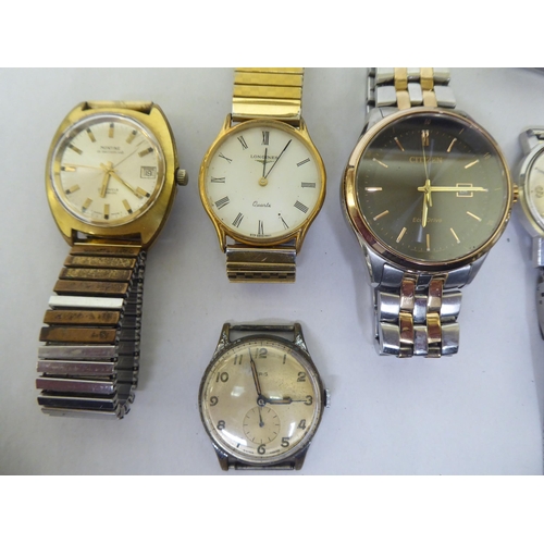 258 - Variously cased and strapped wristwatches: to include a Seiko digital