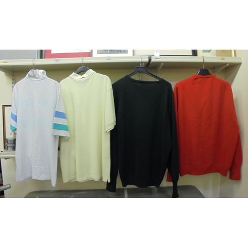 261 - Four items of men's Pringle clothing, viz. two cashmere jumpers; and two polo necks  all size XL