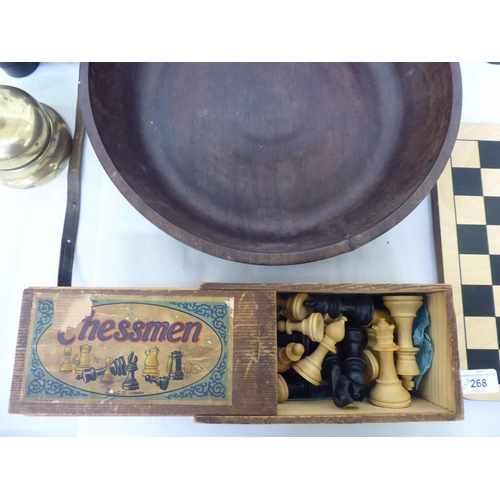 268 - A mixed lot: to include a Chad Valley chessboard  11