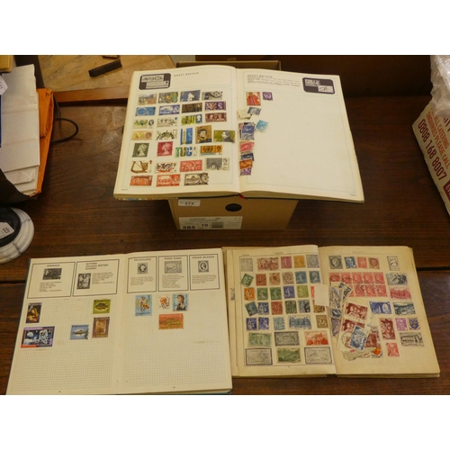 272 - Uncollated 19thC and later stamps: to include used American and European issues 