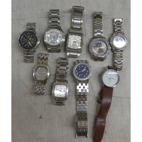 287 - Variously cased and strapped dress watches