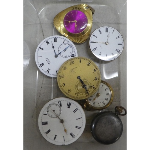 288 - Various pocket watch movements