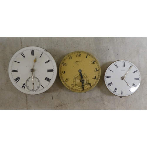 288 - Various pocket watch movements