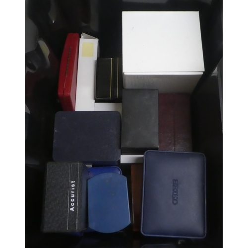 290 - Variously cased and strapped unisex wristwatches  mostly boxed