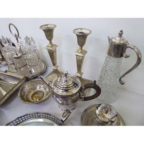 303 - Silver plated tableware: to include flatware; and table condiments 