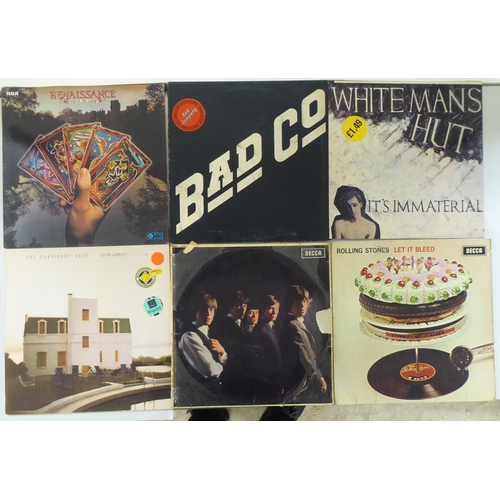 64 - Vinyl albums, mainly 'rock 'n pop': to include The Rolling Stones in Concert, Cream, Talking Heads a... 