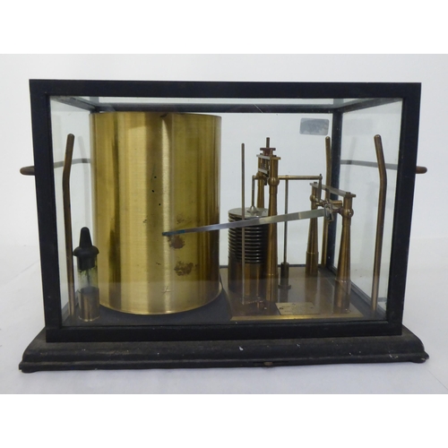 75 - A Negretti and Zambra barograph No.R/42495, in a glass case  10