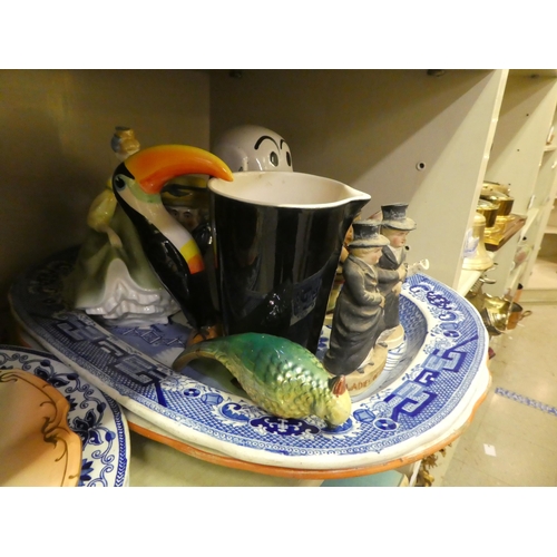 90 - Mixed ceramics: to include Royal Doulton 'Fair Lady'  7