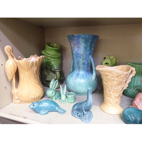 94 - Mixed ceramics: to include a Sylvac jug with a squirrel handle  8