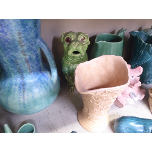 94 - Mixed ceramics: to include a Sylvac jug with a squirrel handle  8