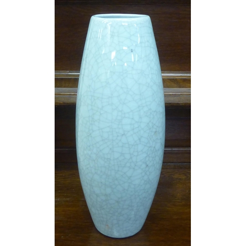 95 - A crackle glazed vase  18