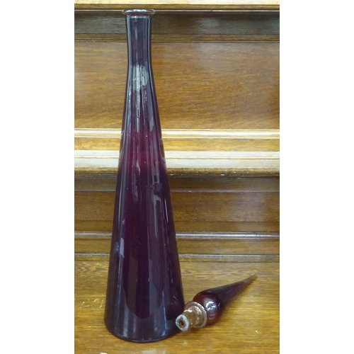 95 - A crackle glazed vase  18