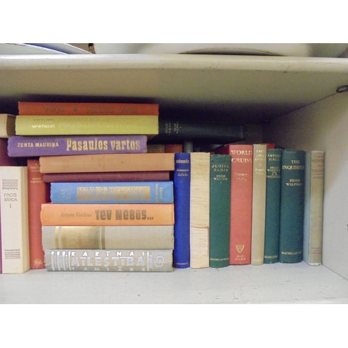 248 - Books, mostly fiction: to include Hugh Walpole 'The Inquisitor'  First Edition; and Ernest Hemi... 