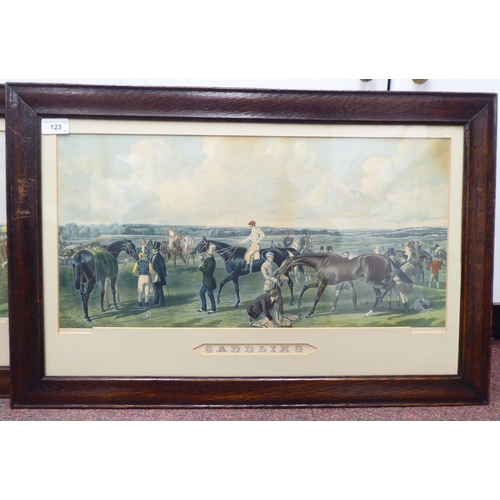 123 - After JP Herring Senr - a series of four 19thC flat racing scenes  coloured prints  11