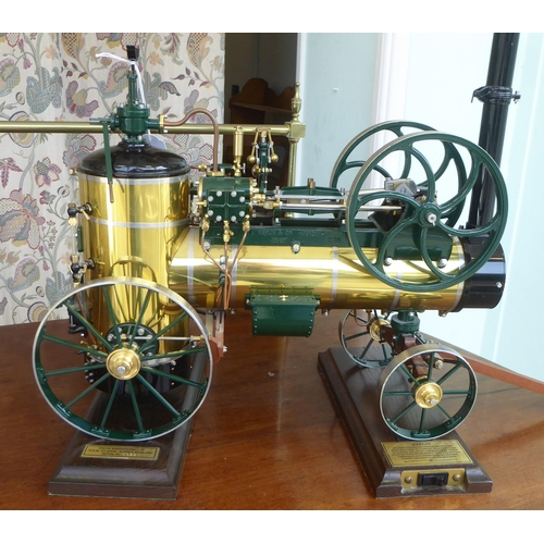 177 - A Vision Engineering Ltd 1/10th scale (serial no.0022) detailed model of a late 19thC French 'Merlin... 