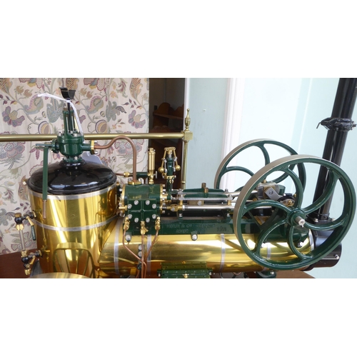 177 - A Vision Engineering Ltd 1/10th scale (serial no.0022) detailed model of a late 19thC French 'Merlin... 