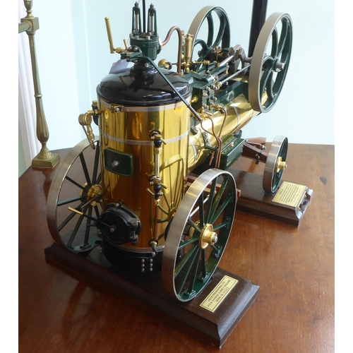 177 - A Vision Engineering Ltd 1/10th scale (serial no.0022) detailed model of a late 19thC French 'Merlin... 