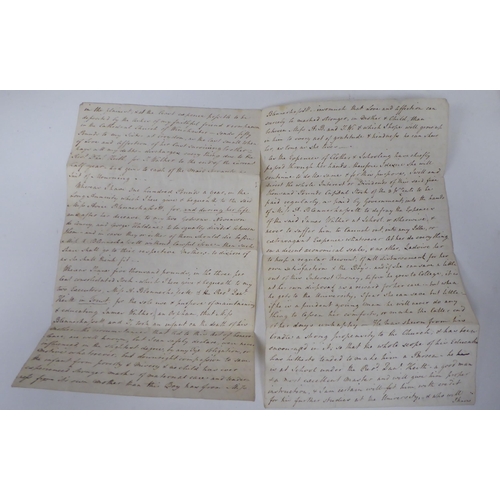 199 - A handwritten copy of the will of one Major Poole, who died 11 Jan.1806