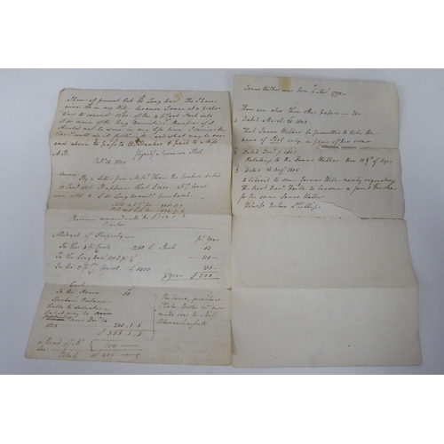 199 - A handwritten copy of the will of one Major Poole, who died 11 Jan.1806