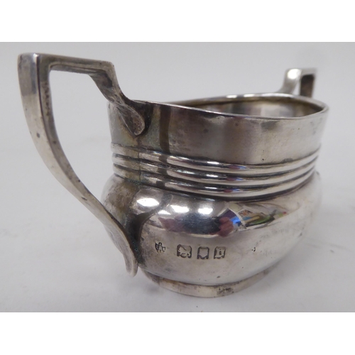 204 - Silver items: to include napkin rings; presentation and condiments spoons  mixed marks 