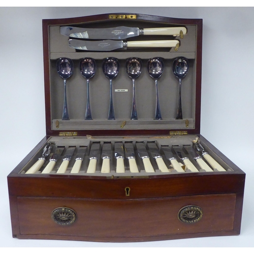 205 - A set of Rushorstain, Robert F Morley Sheffield (apparently unused) canteen of cutlery and flatware,... 