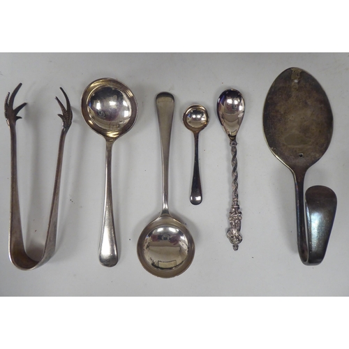 262 - Silver plated tableware: to include an Alfra cocktail shaker; flatware; and a three piece, enamelled... 