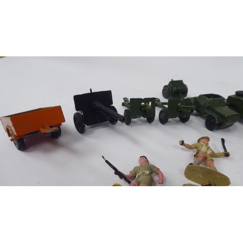 265 - Vintage and later diecast model vehicles: to include a Dinky Supertoys 20 ton lorry/mounted crane; a... 