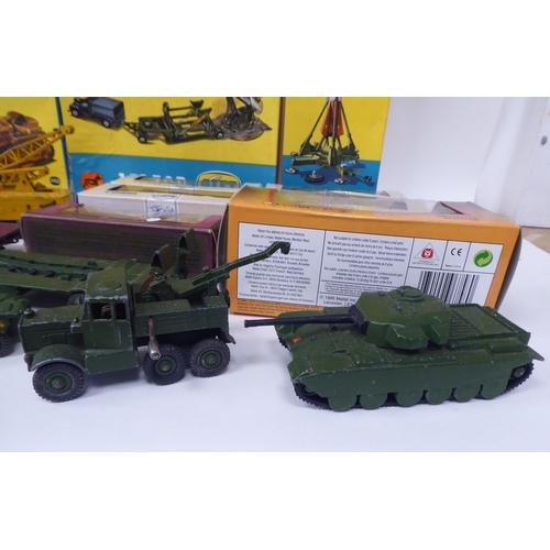 265 - Vintage and later diecast model vehicles: to include a Dinky Supertoys 20 ton lorry/mounted crane; a... 