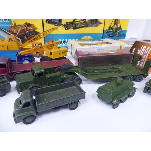 265 - Vintage and later diecast model vehicles: to include a Dinky Supertoys 20 ton lorry/mounted crane; a... 