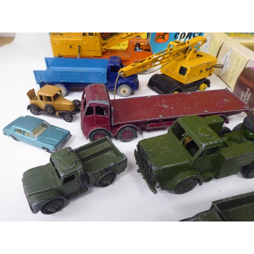 265 - Vintage and later diecast model vehicles: to include a Dinky Supertoys 20 ton lorry/mounted crane; a... 