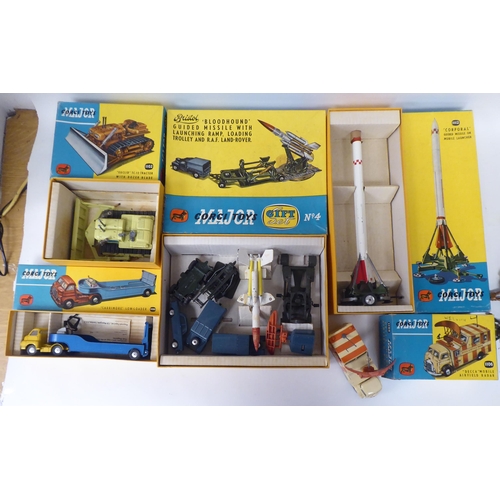 265 - Vintage and later diecast model vehicles: to include a Dinky Supertoys 20 ton lorry/mounted crane; a... 