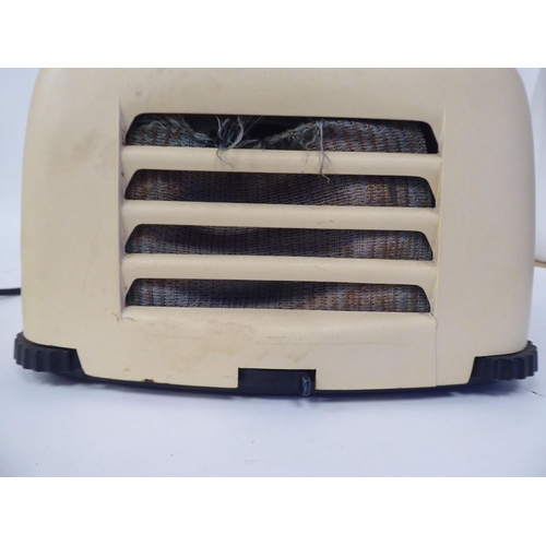 271 - A vintage K B Kolster-Branders Ltd, mains toaster radio with long and medium wavebands, in a cream c... 