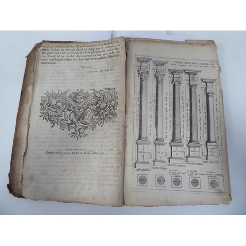 278 - Book: 'L'Idea Della Architettevra Vniversale'  published in Amsterdam by Dancker Danckerts 1658