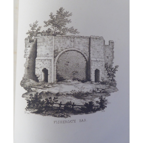 75 - Book: 'Fragmenta Vetusta, or the Remains of Ancient Buildings in York'  drawn and etched by Joseph H... 