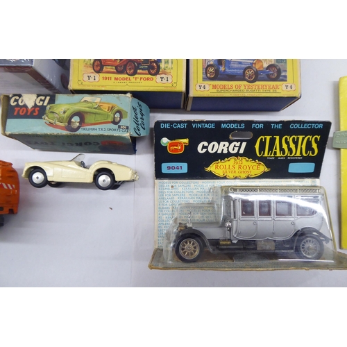 10 - Diecast model vehicles with examples by Oxford and Dinky Toys 