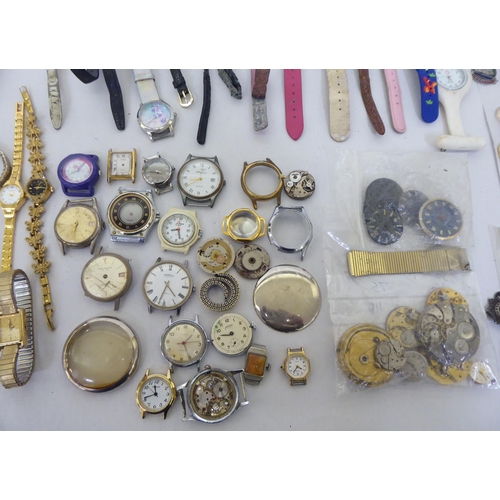 125 - Items of personal ornament, costume jewellery and various components of watches