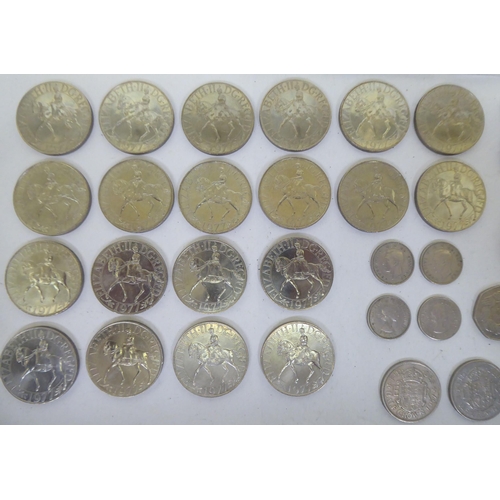 137 - Uncollated British coins: to include 1977 crowns; a Victorian Diamond Jubilee medallion; another; an... 