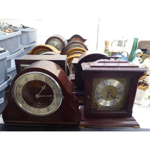 15 - 20thC clocks and timepieces: to include 1920/1930s examples  largest 10