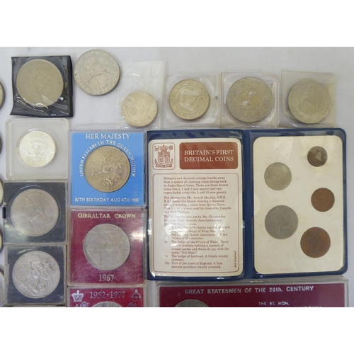 162 - Uncollated pre and post decimal British and American coins 